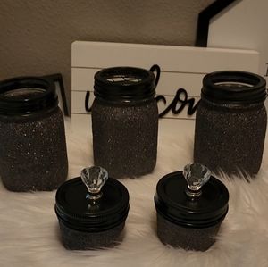 New Glitter Mason Jar decor